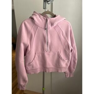 Lululemon Scuba Oversized Half-Zip Hoodie / Size XS/S / Pink Peony